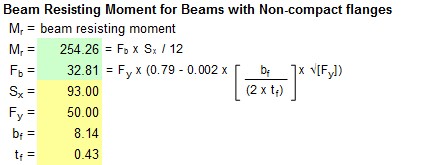 Non-compact Moment Calcs.xls
