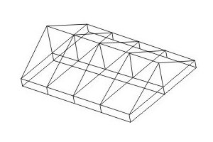 CAD: Experiments with DesignCAD: Draw 3D framing of American Barn type structure