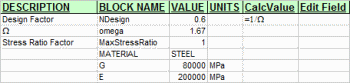 Calculator for assessment of steel structures to AS4100